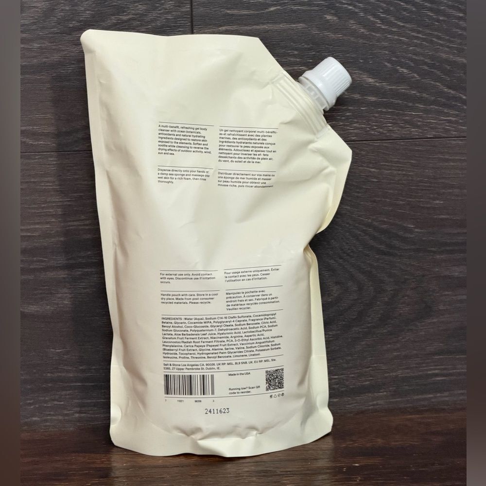 Salt & Stone Bergamot & Hinoki Body Wash Refill 32oz/946mL. New! - Picture 4 of 11